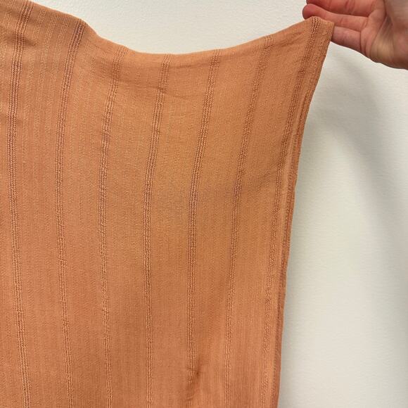 L*Space Revolve Anita Resort Wear Coastal Beachy Cover Up in Toasted Orange Tan - Picture 4 of 11